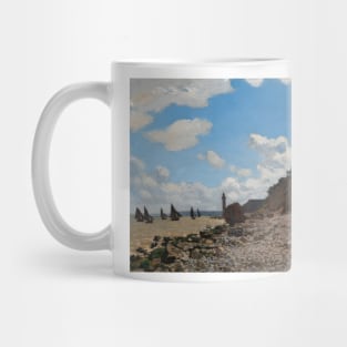 The Beach at Honfleur by Claude Monet Mug